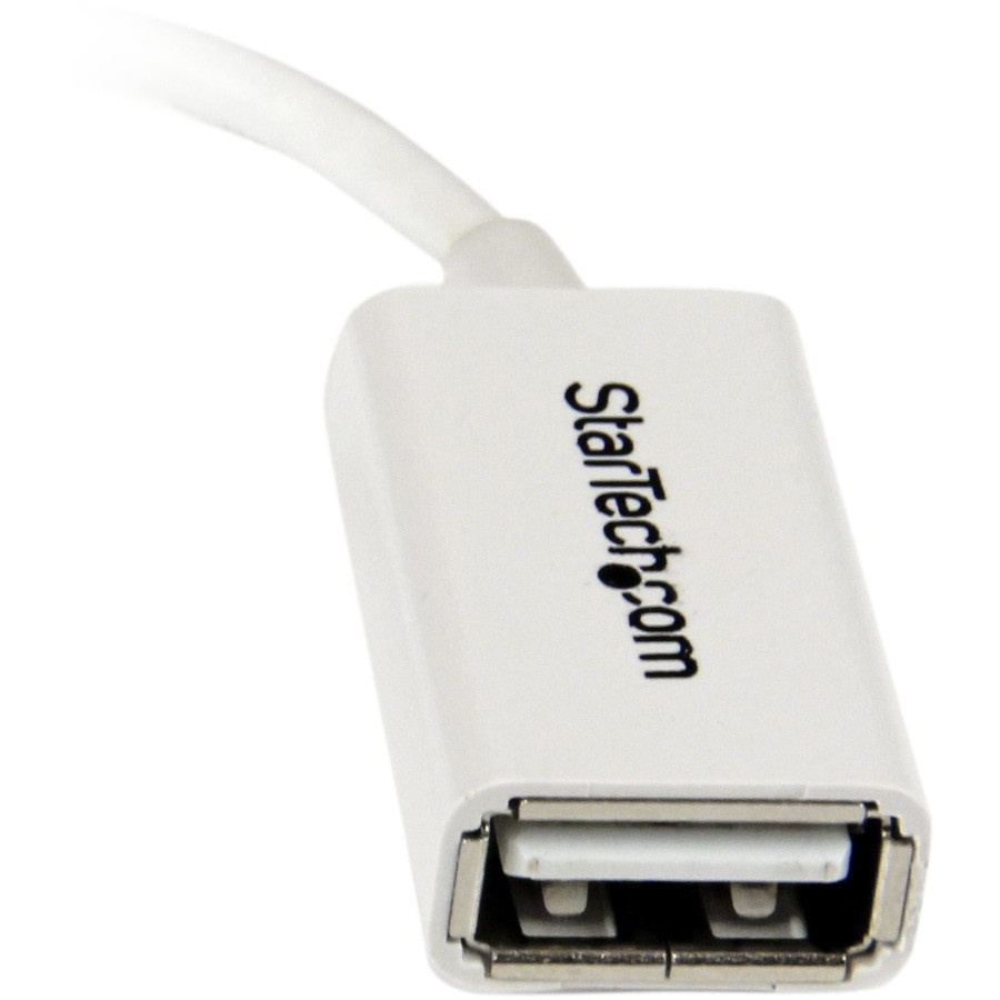 StarTech.com UUSBOTGW StarTech.com 5in White Micro USB to USB OTG Host Adapter M/F