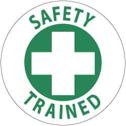 AccuformNMC 25 Qty 1 Pack Safety Trained, Hard Hat Label HH81