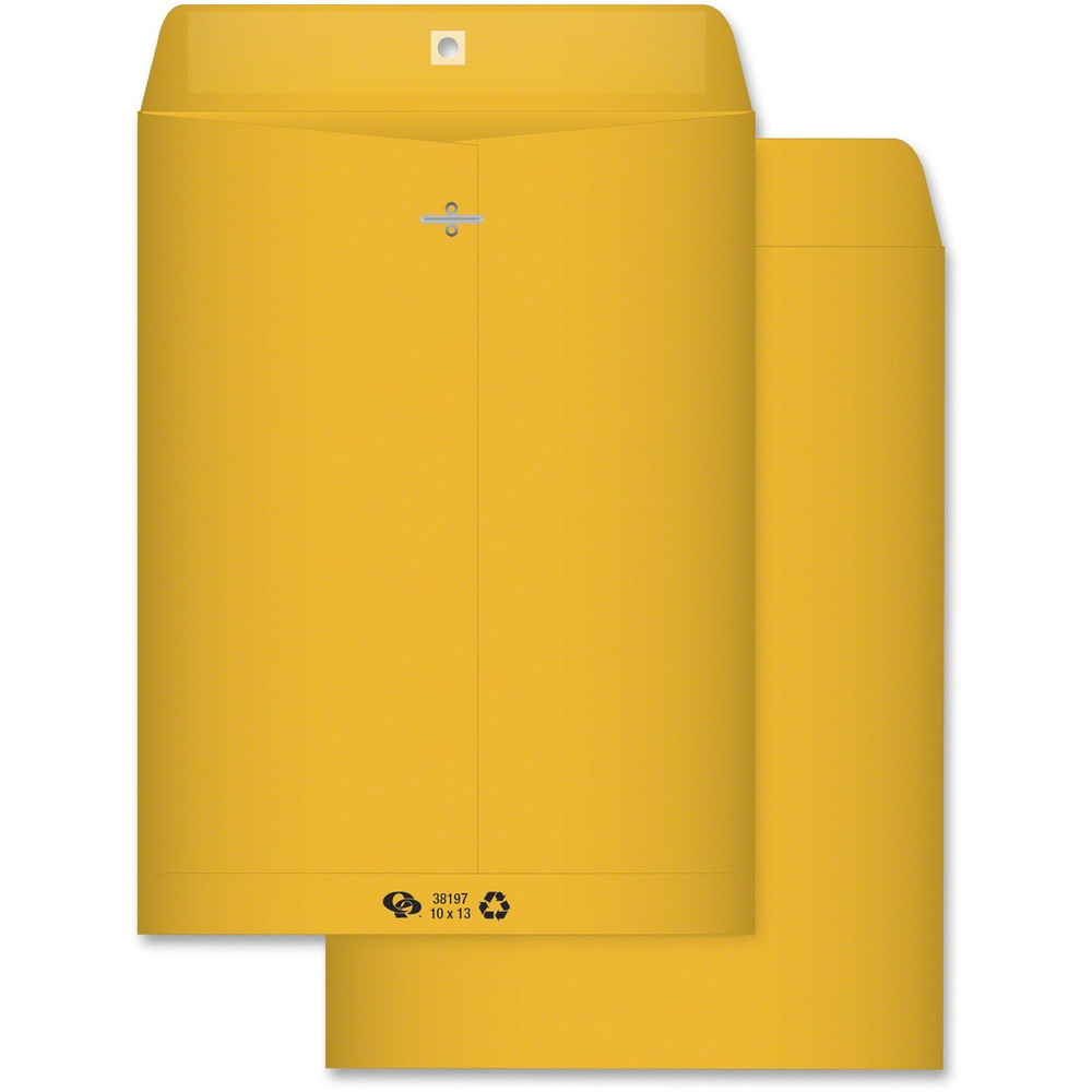 Quality Park Products Quality Park 38197 Quality Park 20% Recycled Clasp Envelopes with Deeply Gummed Flaps
