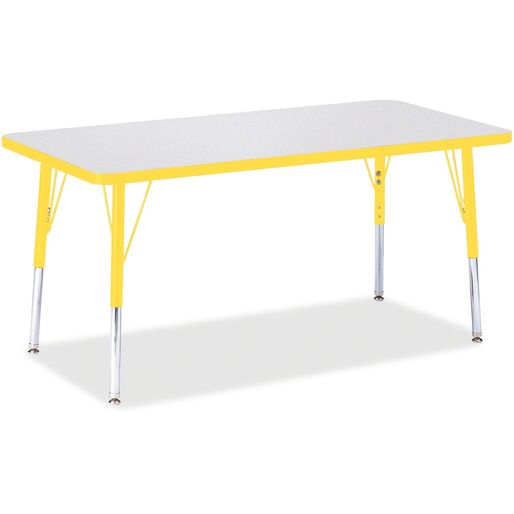 Jonti-Craft, Inc Jonti-Craft 6403JCE007 Jonti-Craft Berries Elementary Height Color Edge Rectangle Table