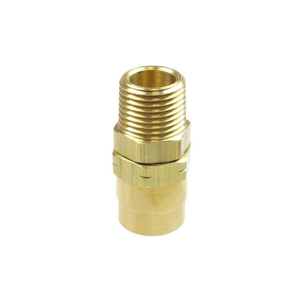 Coilhose Pneumatics PRM0808 1/2 NPT, Brass Reusable Hose Male Rigid