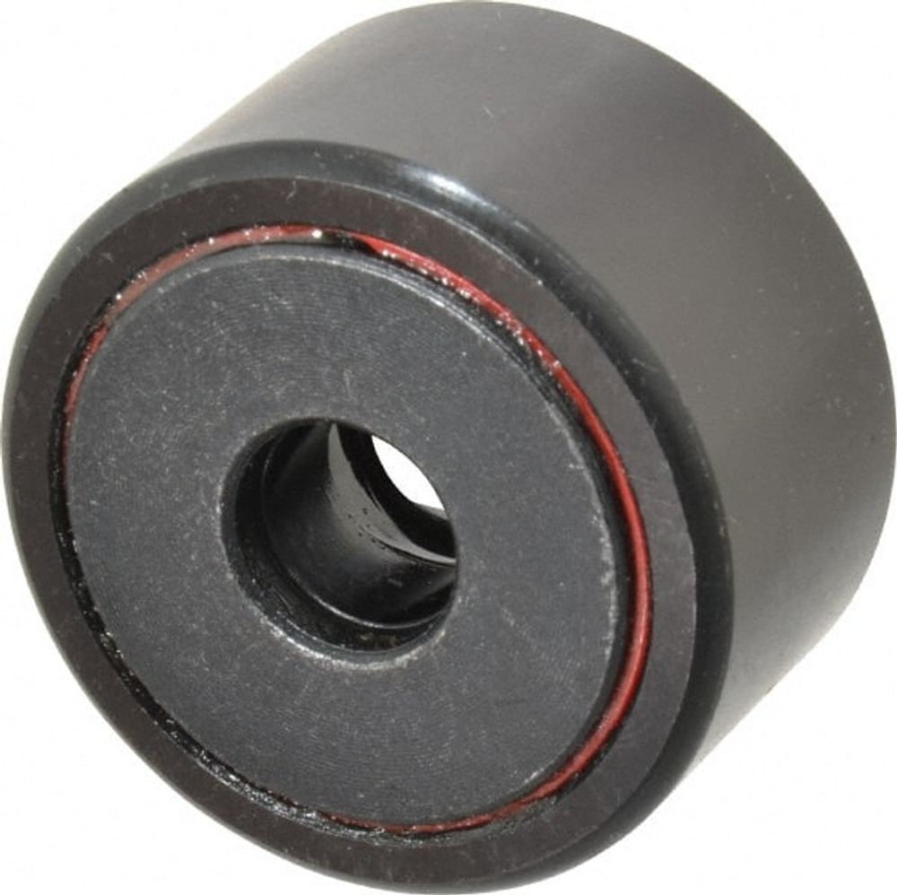 Accurate Bushing YR-1-3/4-X Cam Yoke Roller: Non-Crowned, 0.5" Bore Dia, 1-3/4" Roller Dia, 1" Roller Width, Needle Roller Bearing