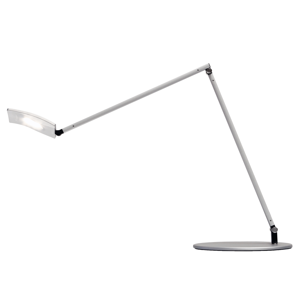 KONCEPT TECHNOLOGIES, INC. Koncept AR2001-SIL-USB  Mosso Pro Desk Lamp, Incandescent 18-7/16inH, Silver