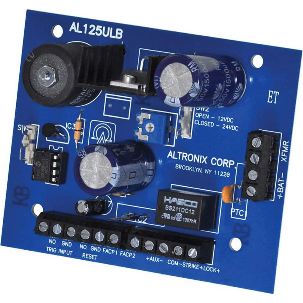 Altronix AL125ULB Electromagnet Lock Accessories; Accessory Type: Boards & Modules ; For Use With: Altronix Power Supplies ; UNSPSC Code: 46171500