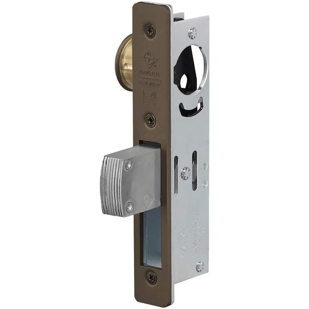 Adams Rite MS1850SN-410-31 Deadbolts; Deadbolt Type: Deadlock ; Lock Type: Single Cylinder ; Key Type: Conventional ; Mount Type: Mortise ; Material: Metal ; Minimum Door Thickness: 1.375in