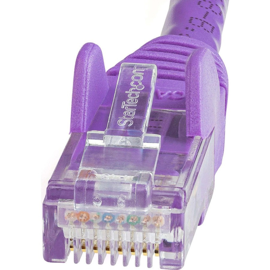 StarTech.com N6PATCH50PL StarTech.com 50ft CAT6 Ethernet Cable - Purple Snagless Gigabit - 100W PoE UTP 650MHz Category 6 Patch Cord UL Certified Wiring/TIA