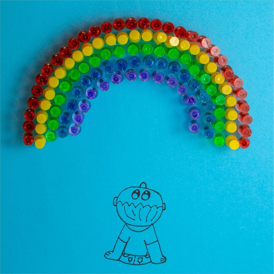 Officemate, LLC Officemate 35710 Officemate Translucent Push Pins