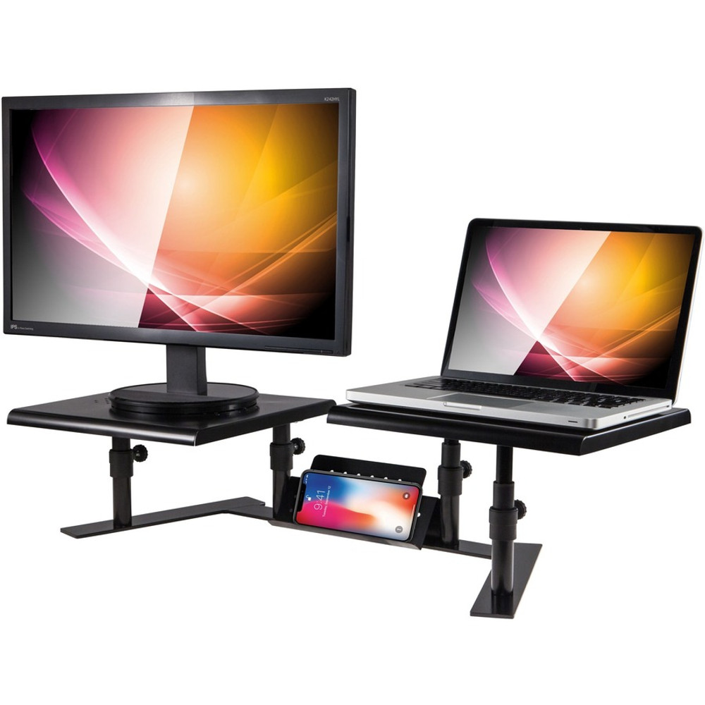 Allsop, Inc Allsop 31883 Allsop Metal Art ErgoTwin Height Adjustable Dual Monitor Stand - (31883)