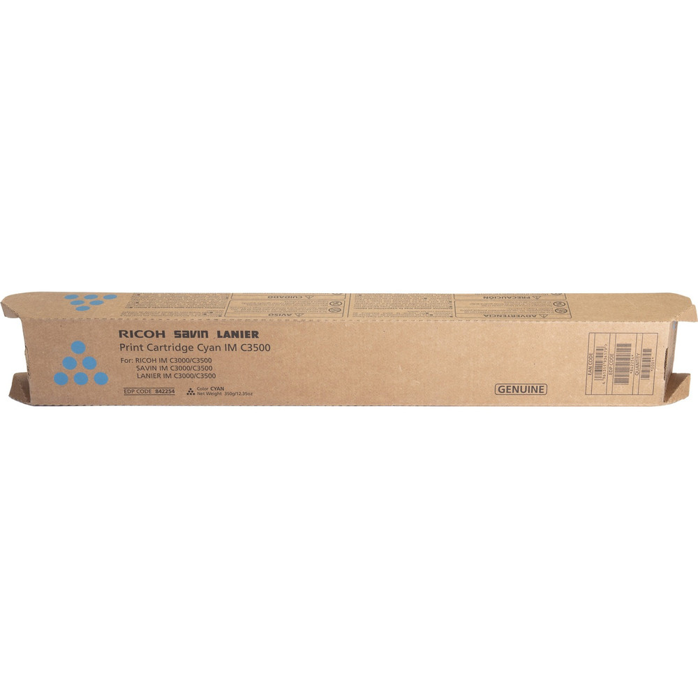 Ricoh Imaging Company, Ltd. Ricoh 842254 Ricoh Original Laser Toner Cartridge - Cyan - 1 Each