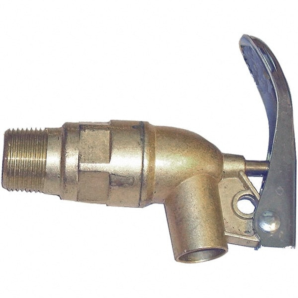 Wesco Industrial Products 272080 3/4" NPT Brass Rigid Drum Faucet