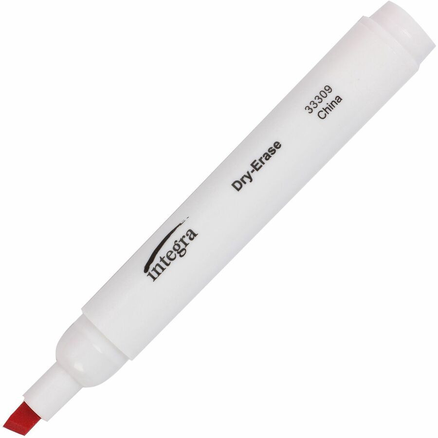 Integra 33309 Integra Chisel Point Dry-erase Markers