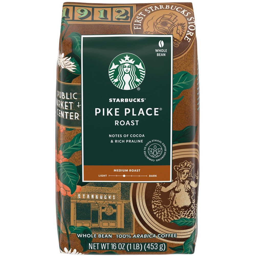 Starbucks Corporation Starbucks 12411946 Starbucks Whole Bean Pike Place Roast Coffee