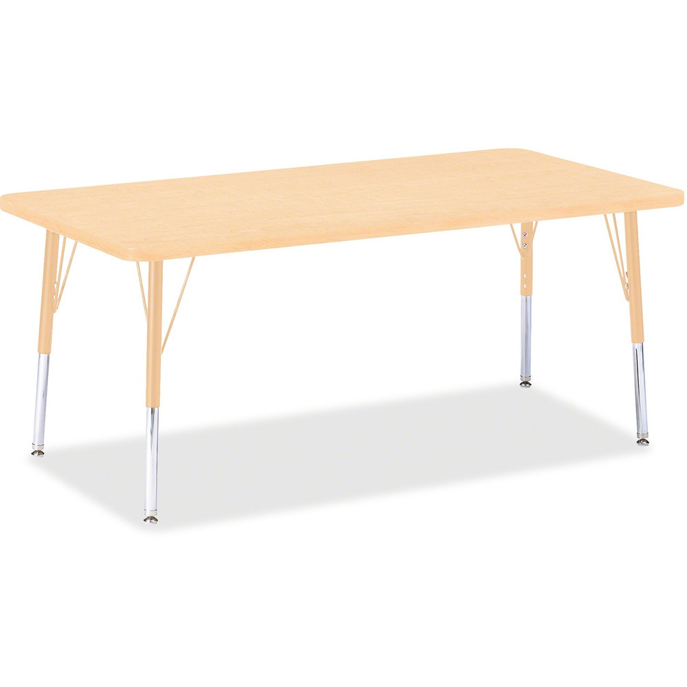 Jonti-Craft, Inc Jonti-Craft 6408JCE251 Jonti-Craft Berries Elementary Maple Top/Edge Rectangle Table
