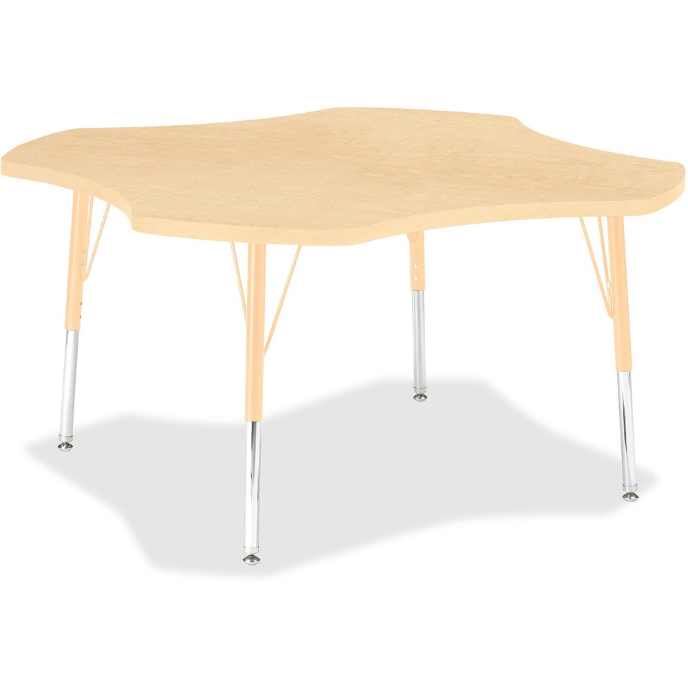 Jonti-Craft, Inc Jonti-Craft 6453JCE251 Jonti-Craft Berries Elementary Maple Laminate Four-leaf Table