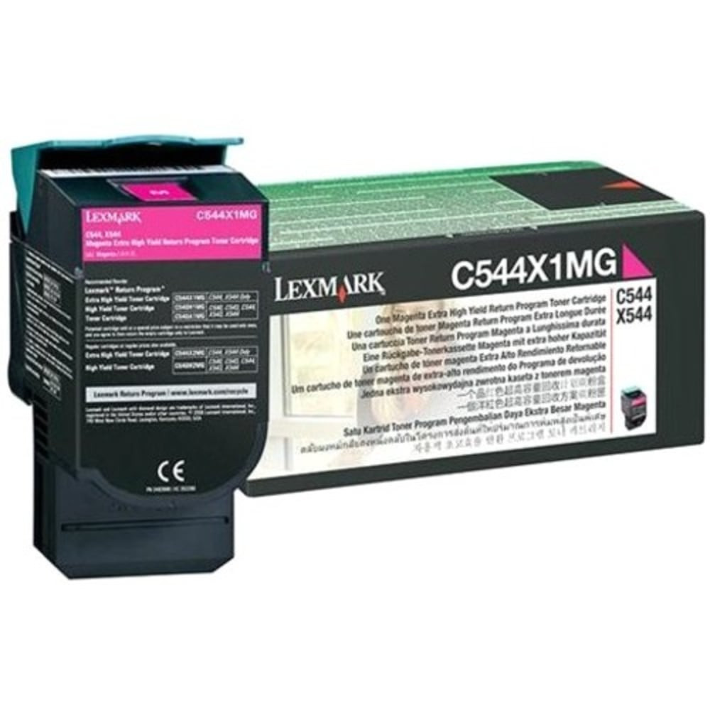 LEXMARK INTERNATIONAL, INC. Lexmark C544X4MG  C544X4MG High-Yield Magenta Toner Cartridge