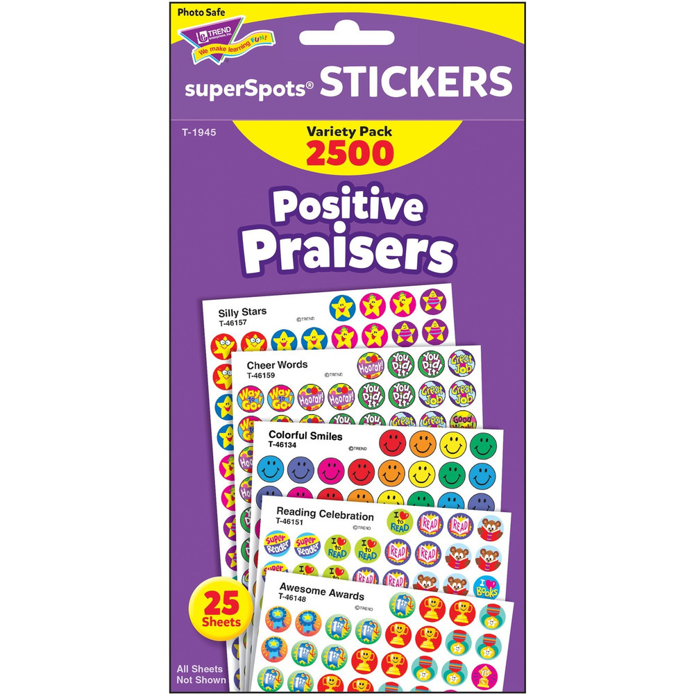 TREND Enterprises Inc. Trend T-1945 Trend superSpots Positive Praisers Stickers