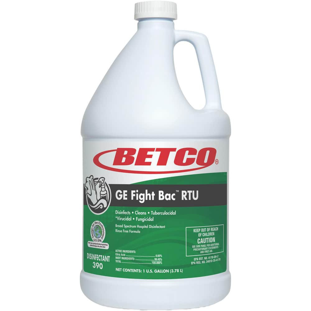 Betco BET3900400EA All-Purpose Cleaners & Degreasers; Product Type: Disinfectant; Cleaner ; Form: Liquid ; Container Type: Bottle ; Container Size: 1 gal ; Scent: Fresh ; Application: Disinfectant/Cleaner