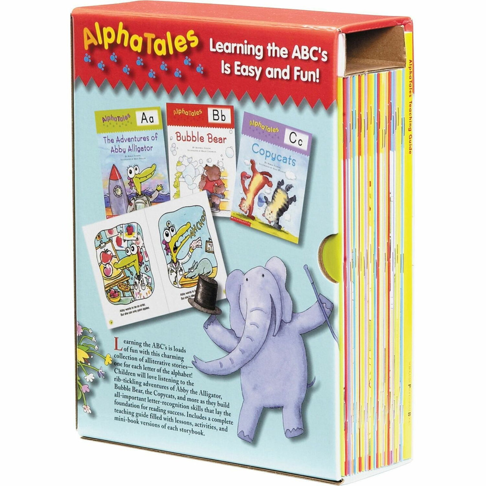 Scholastic 0545067642 Scholastic Res. Pre-K AlphaTales Book Set Printed Book