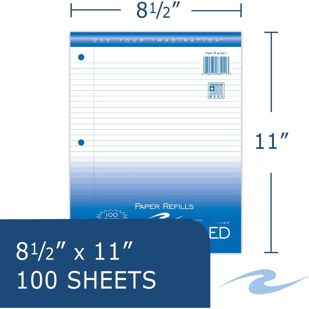 Roaring Spring Paper Products Roaring Spring 83911cs Roaring Spring College Ruled Filler Paper