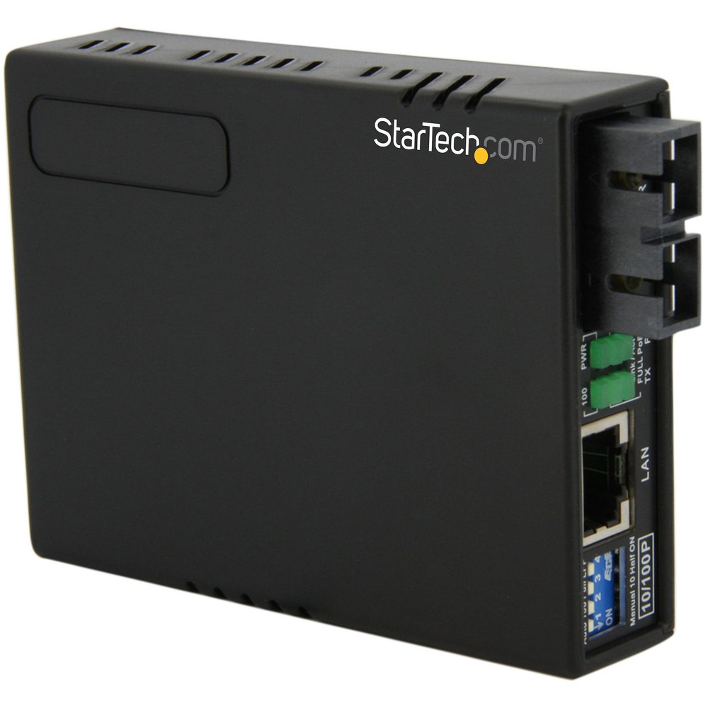 StarTech.com MCM110SC2P StarTech.com 10/100 Multi Mode Fiber to Ethernet Media Converter SC 2km with PoE