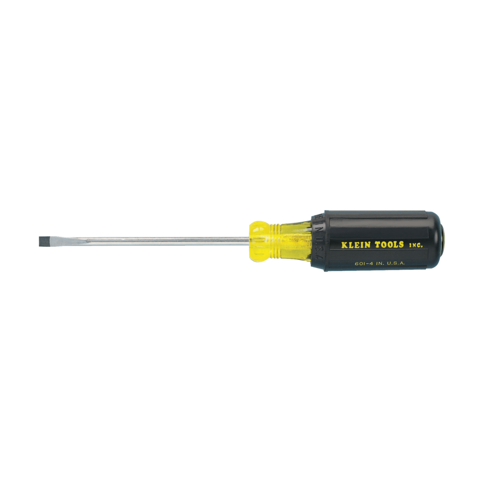 KLEIN TOOLS INC. 409-601-4 Klein Tools 3/16in Cabinet Tip Screwdriver, 4in