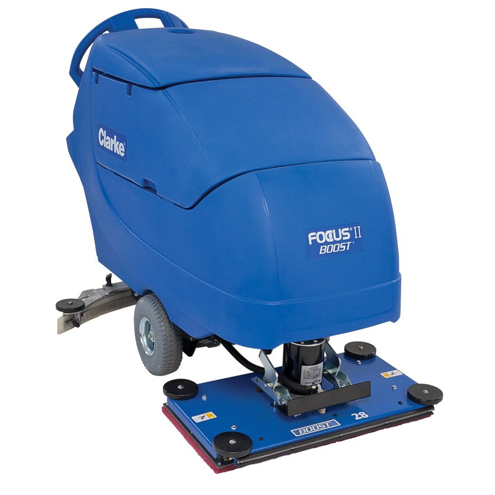 NILFISK-ADVANCE, INC. 05378A Clarke Focus II BOOST 28in Walk Behind Auto Scrubber With Onboard Chemical Mixing System