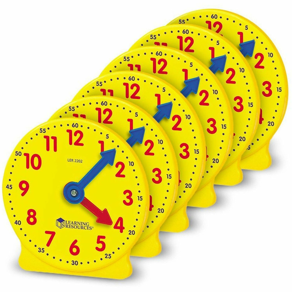 Learning Resources LER2202 Learning Resources Pre K-4 Learning Clocks Set