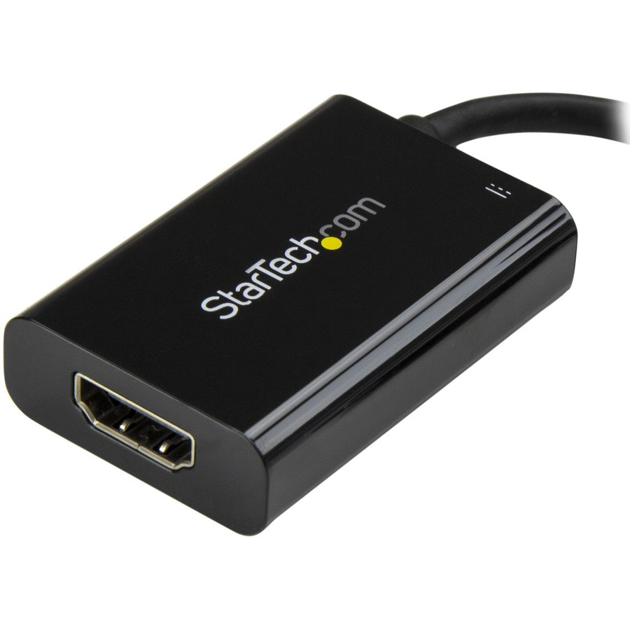 StarTech.com CDP2HDUCP StarTech.com USB C to HDMI 2.0 Adapter 4K 60Hz with 60W Power Delivery Pass-Through Charging - USB Type-C to HDMI Video Converter - Black