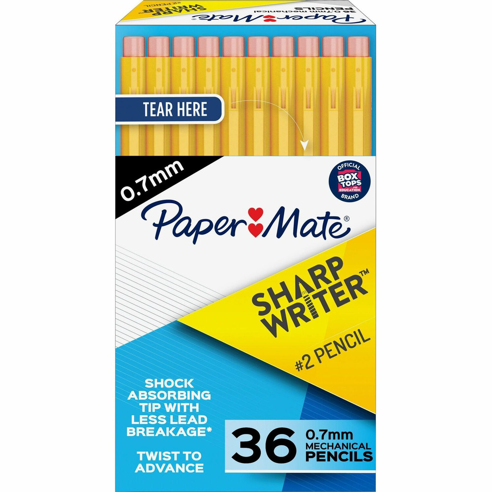 Newell Brands Paper Mate 1921221C Paper Mate SharpWriter Mechanical Pencils, 0.7mm, HB #2 led