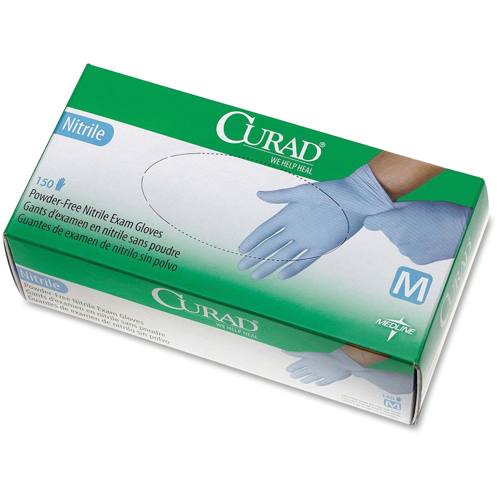 Medline Industries, Inc Curad CUR9315 Curad Powder-free Nitrile Disposable Exam Gloves