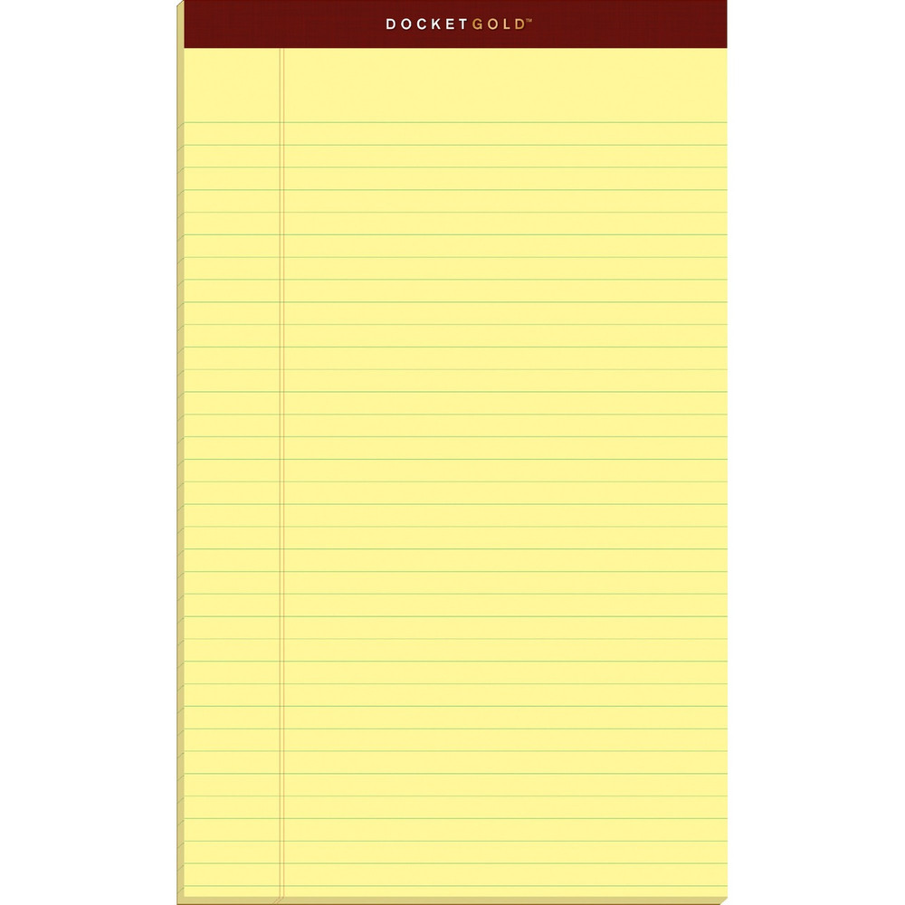 TOPS Products TOPS 63980 TOPS Docket Gold Legal Pads - Legal
