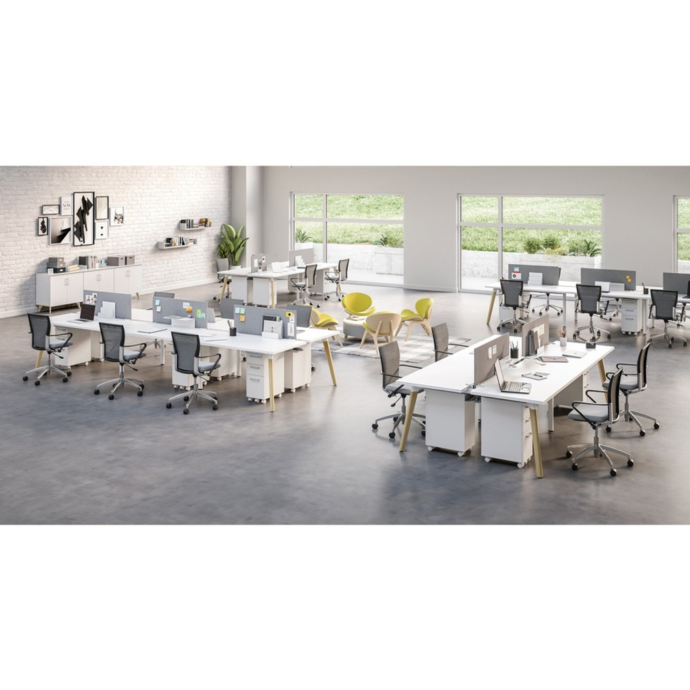 Safco Products Safco RESDRKTWH Safco Resi Laminate Door Kit