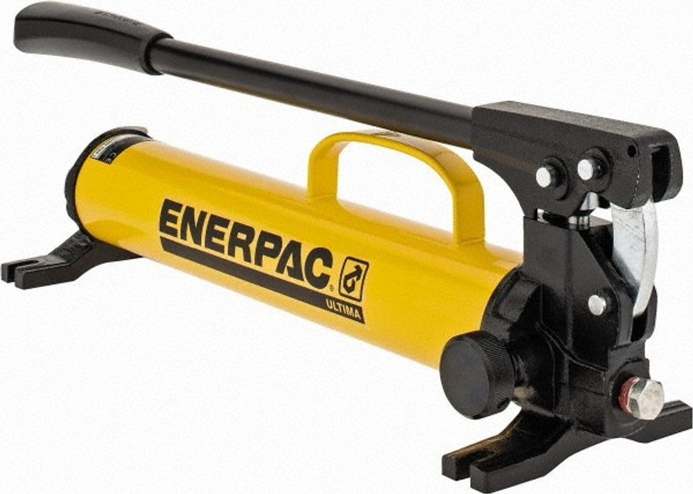 Enerpac P39 Manual Hydraulic Pump: 1 Stage, 0.5" Piston Dia, Steel Pump