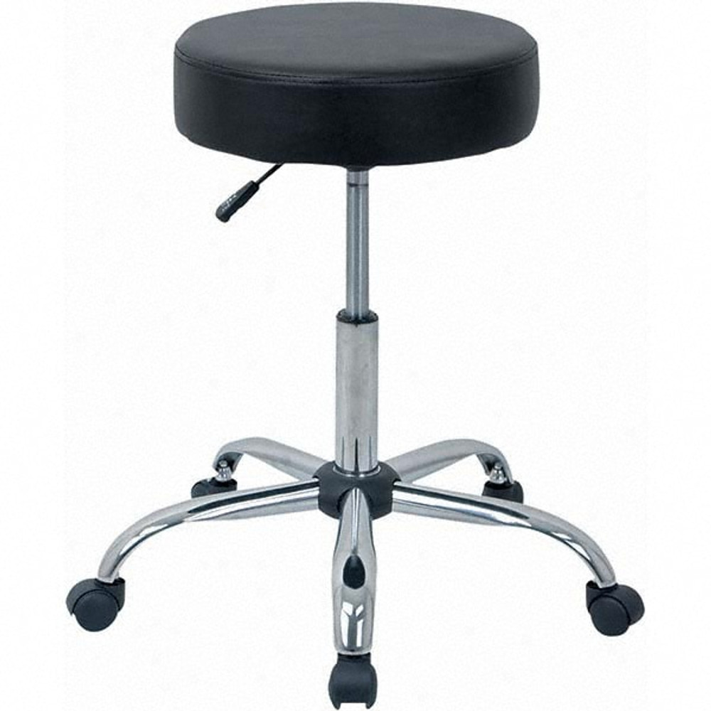 ALERA ALEUS4716 Adjustable Height Stool: Polyurethane, Black