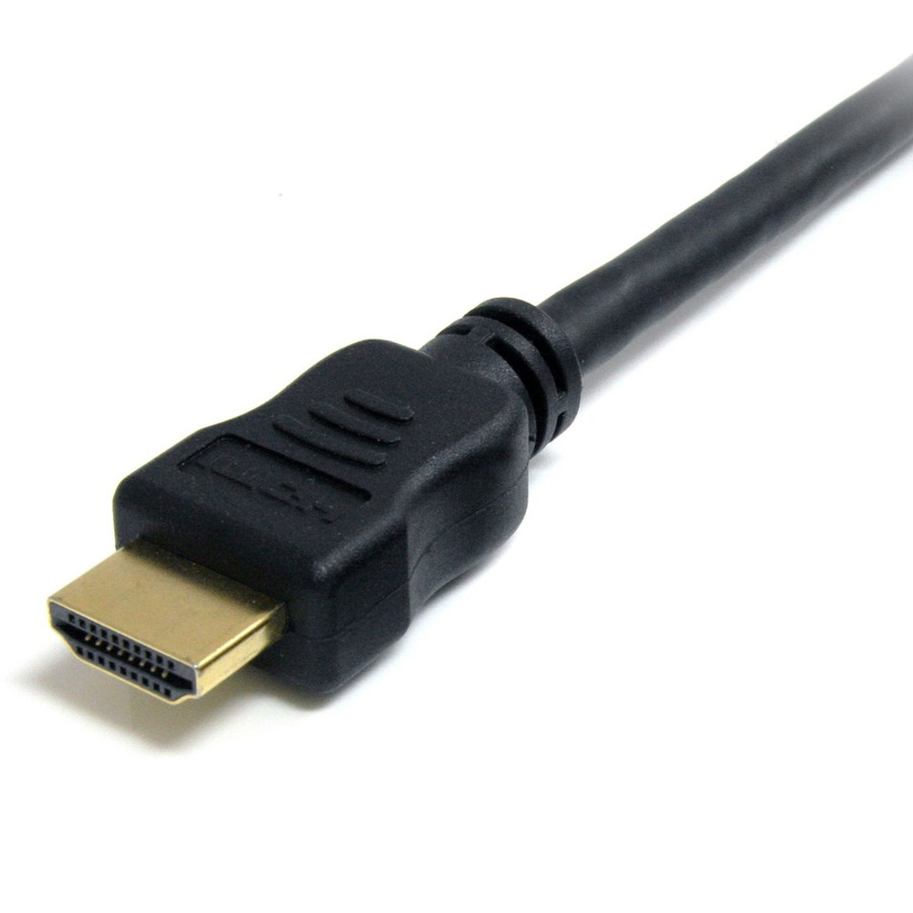 StarTech.com HDMIMM3HS StarTech.com 3ft HDMI Cable, 4K High Speed HDMI Cable with Ethernet, 4K 30Hz UHD HDMI Cord M/M, 4K HDMI 1.4 Video/Display Cable, Black