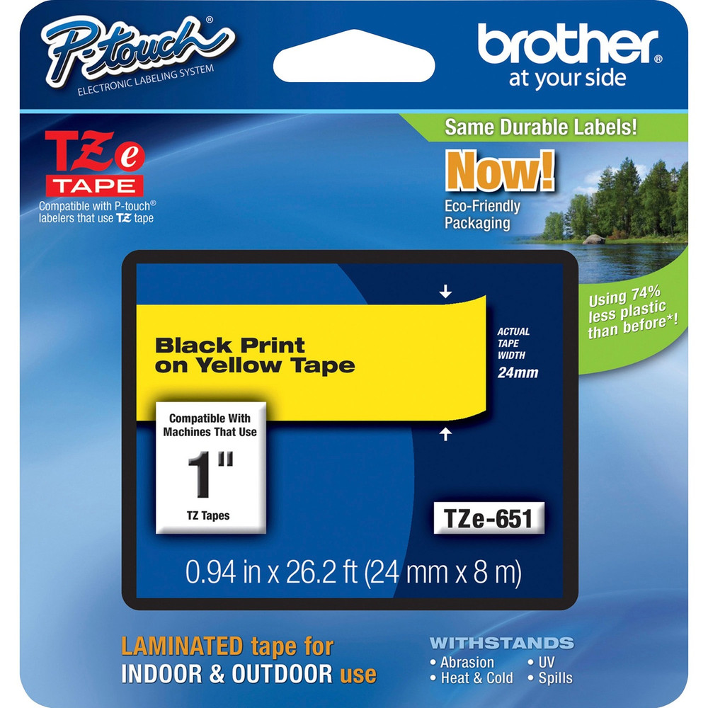 Brother Industries, Ltd Brother TZE651 Brother P-Touch TZe Laminated Tape