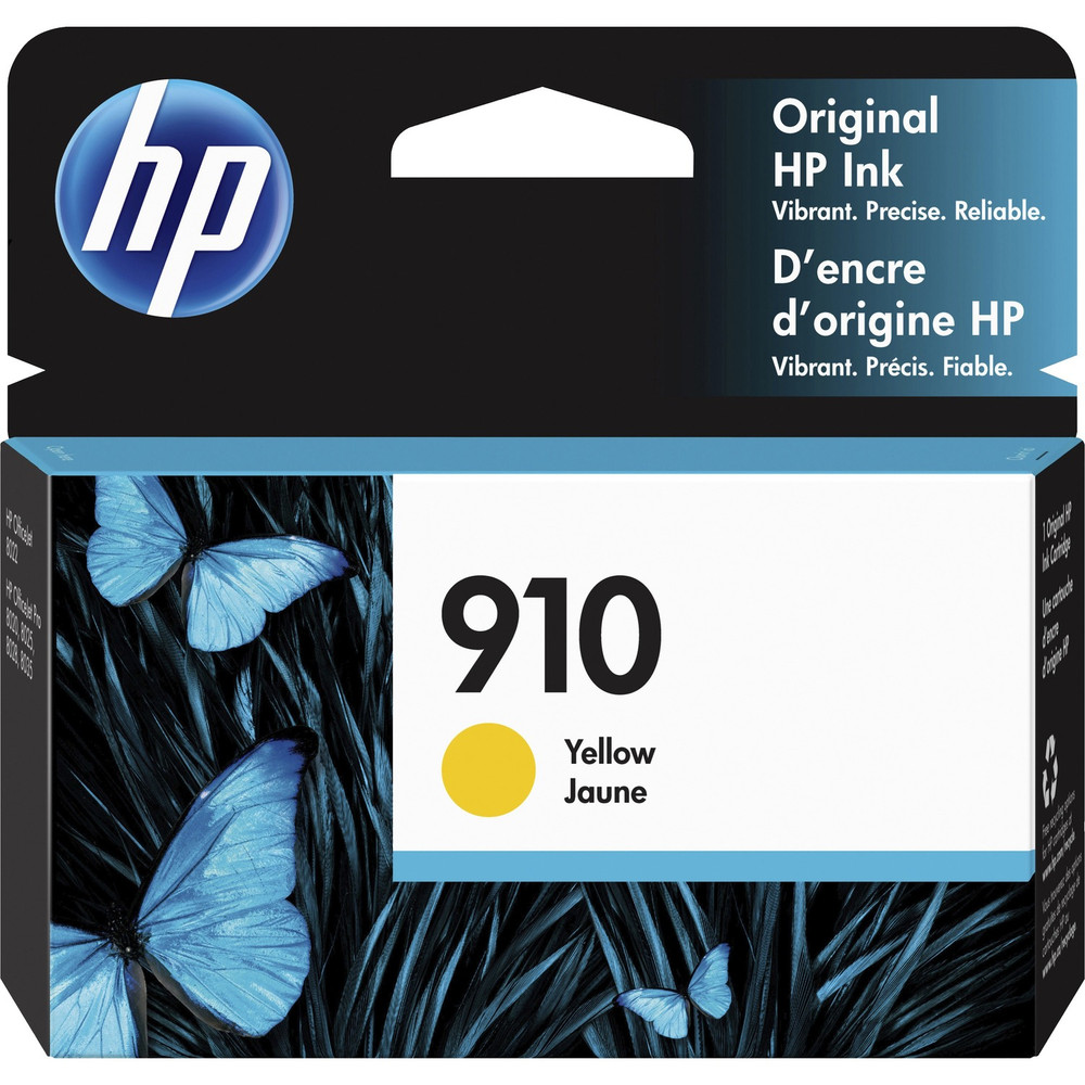 HP Inc. HP 3YL60AN HP 910 (3YL60AN) Original Standard Yield Inkjet Ink Cartridge - Yellow - 1 Each