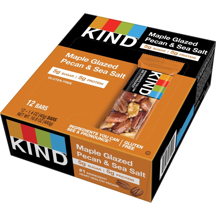 KIND Snacks KIND 17930 KIND Maple Glazed Pecan & Sea Salt Nut Bars