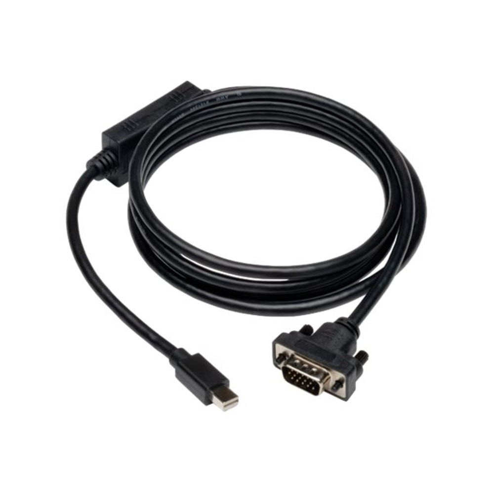 TRIPP LITE P586-006-VGA Eaton Tripp Lite Series Mini DisplayPort to VGA Active Adapter Cable (M/M), 6 ft. (1.8 m) - Display cable - Mini DisplayPort (M) to HD-15 (VGA) (M) - 6 ft - thumbscrews - black