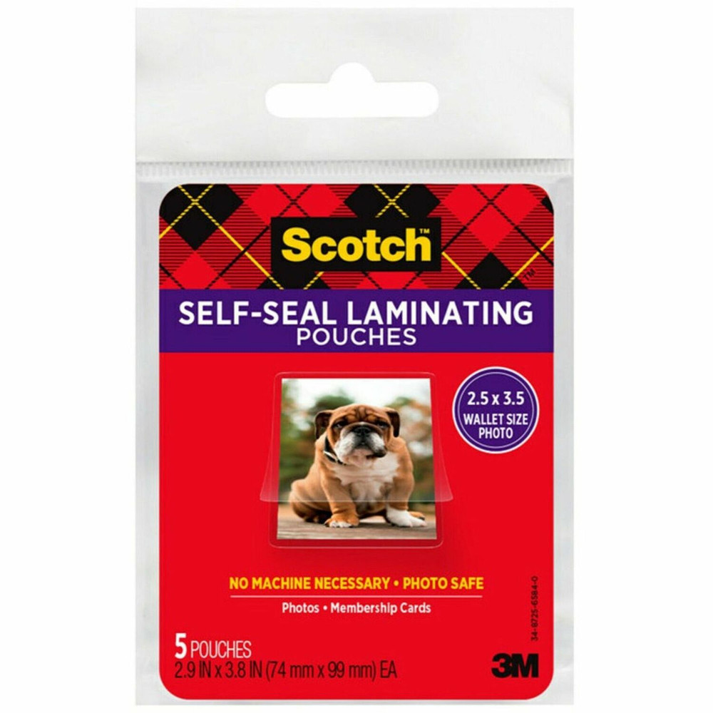 3M Scotch MMM PL903G Scotch Self-sealing Photo Laminating Sheets