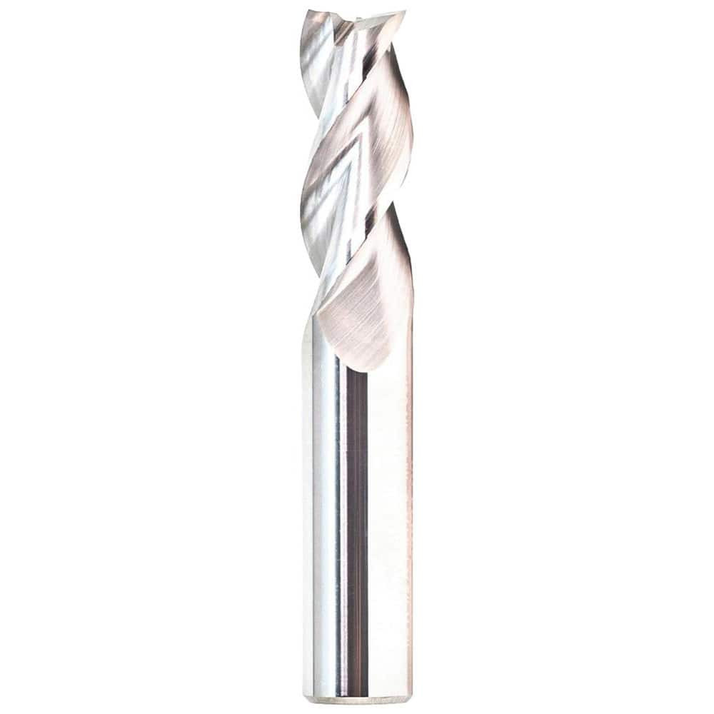 GWS 125952 Corner Radius End Mill: 5/16" Dia, 3/4" LOC, 0.03" Radius, 3 Flutes, Solid Carbide