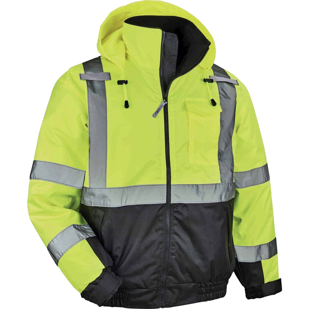 Tenacious Holdings, Inc GloWear 25625 GloWear 8377 Type R Class 3 Hi-Vis Quilted Bomber Jacket