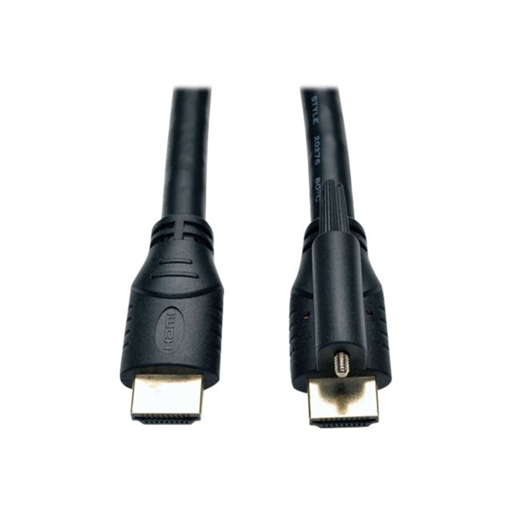 TRIPP LITE P569-006-LOCK  High-Speed HDMI Cable With Ethernet And Locking Connector, 6ft