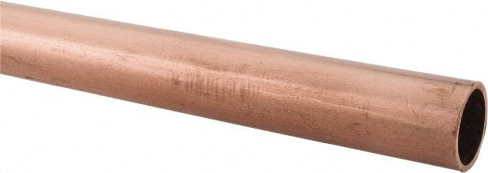 Mueller Industries KH04010 10' Long, 5/8" OD x 1/2" ID, Grade C12200 Copper Water (K) Tube
