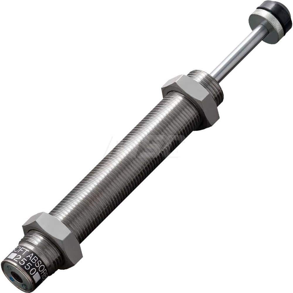 Bansbach, EasyLift FK-2550M-R Standard-Duty Shock Absorber: 8 mm Rod Dia, 37 mm OD, 50 mm Stroke, M25 x 2 Thread