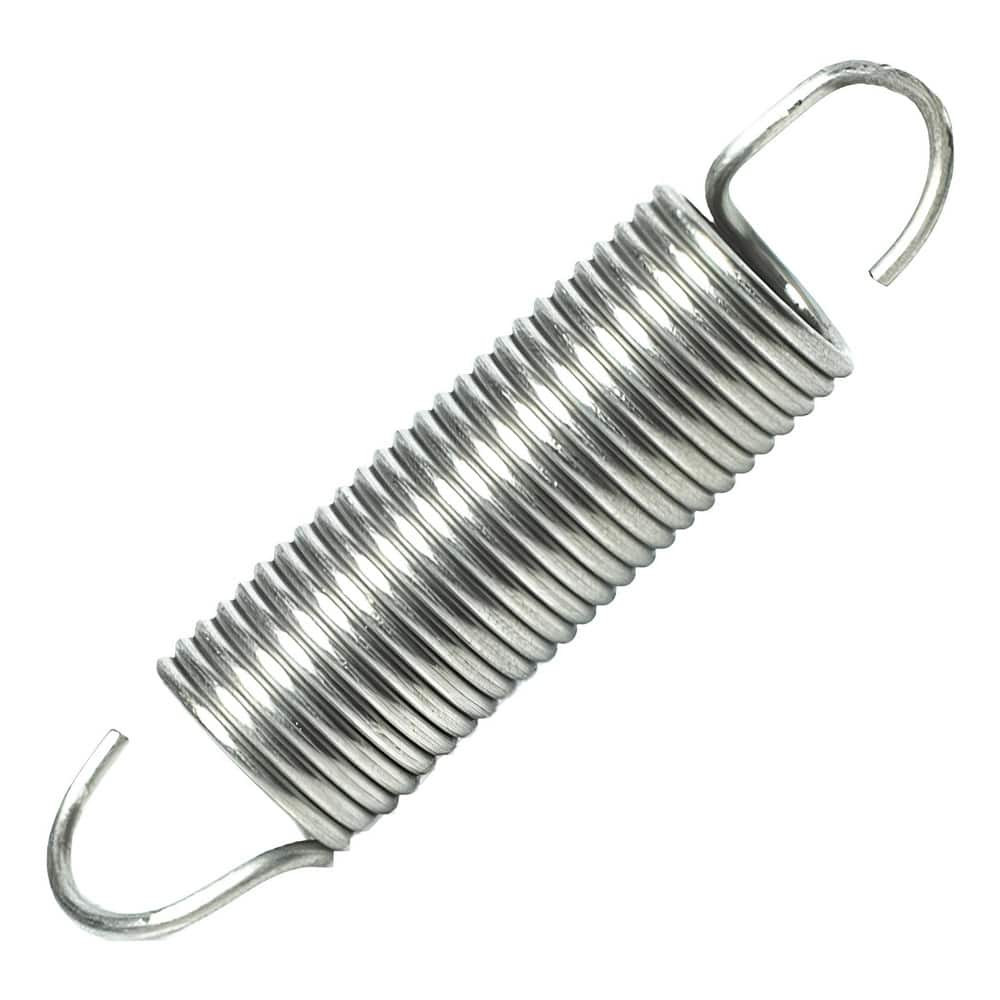 Associated Spring Raymond MH07501155500S Extension Springs; End Type: Hook ; Outside Diameter (Decimal Inch - 4 Decimals): 0.7500 ; Spring Rate: 22.0700 ; Material: Stainless Steel ; Overall Length (Decimal Inch): 5.7300 ; Initial Tension (Lb.): 5.22