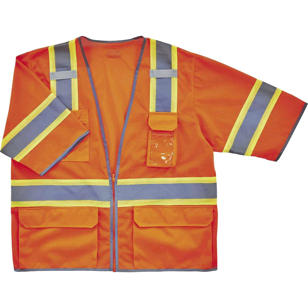 Tenacious Holdings, Inc GloWear 24155 GloWear 8346Z Two-Tone Hi-Vis Class 3 Surveyor Vest