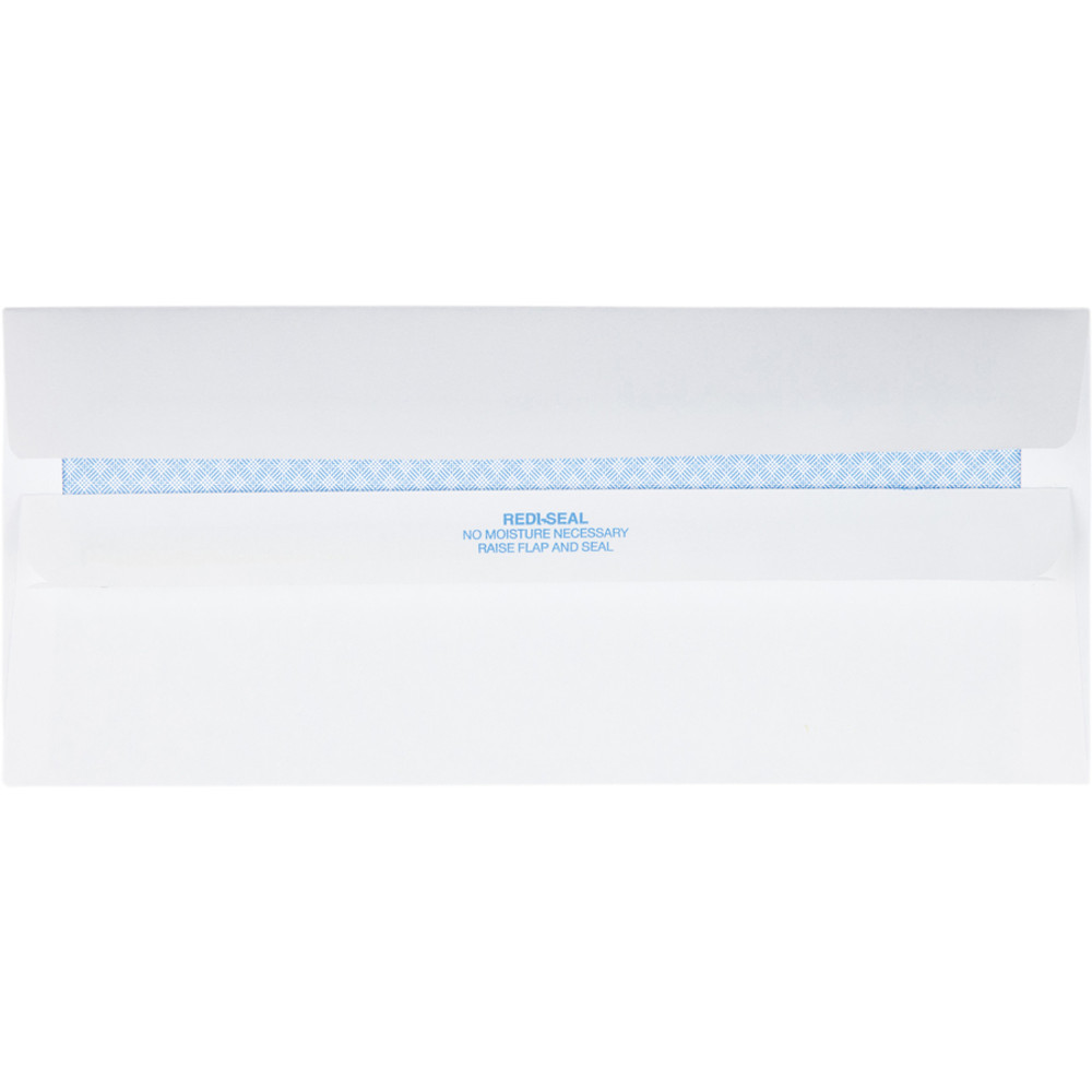 Quality Park Products Quality Park 21418 Quality Park No. 10 Single Window Security Tinted Business Envelopes with a Self-Seal Closure
