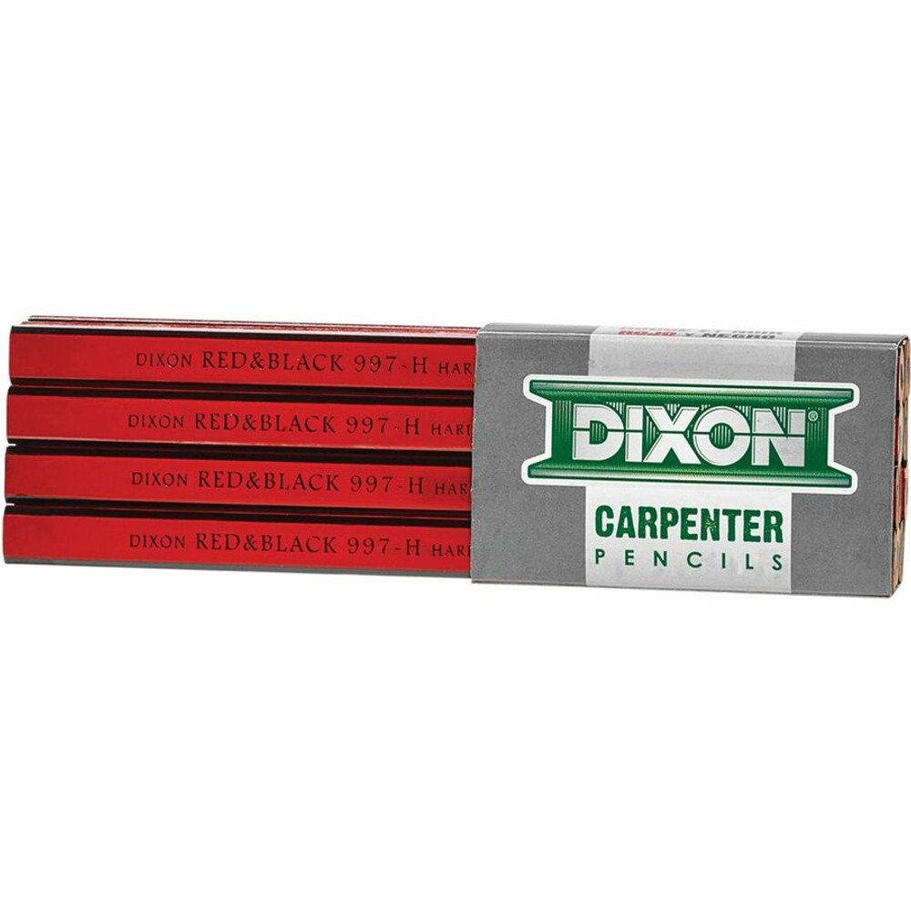 Dixon Ticonderoga Company Dixon 14100 Dixon Economy Flat Carpenter Pencils