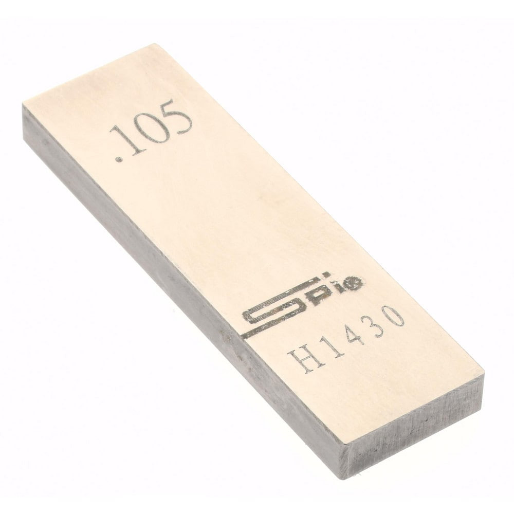 SPI 15-019-3 Rectangle Steel Gage Block: 0.105", Grade AS-1